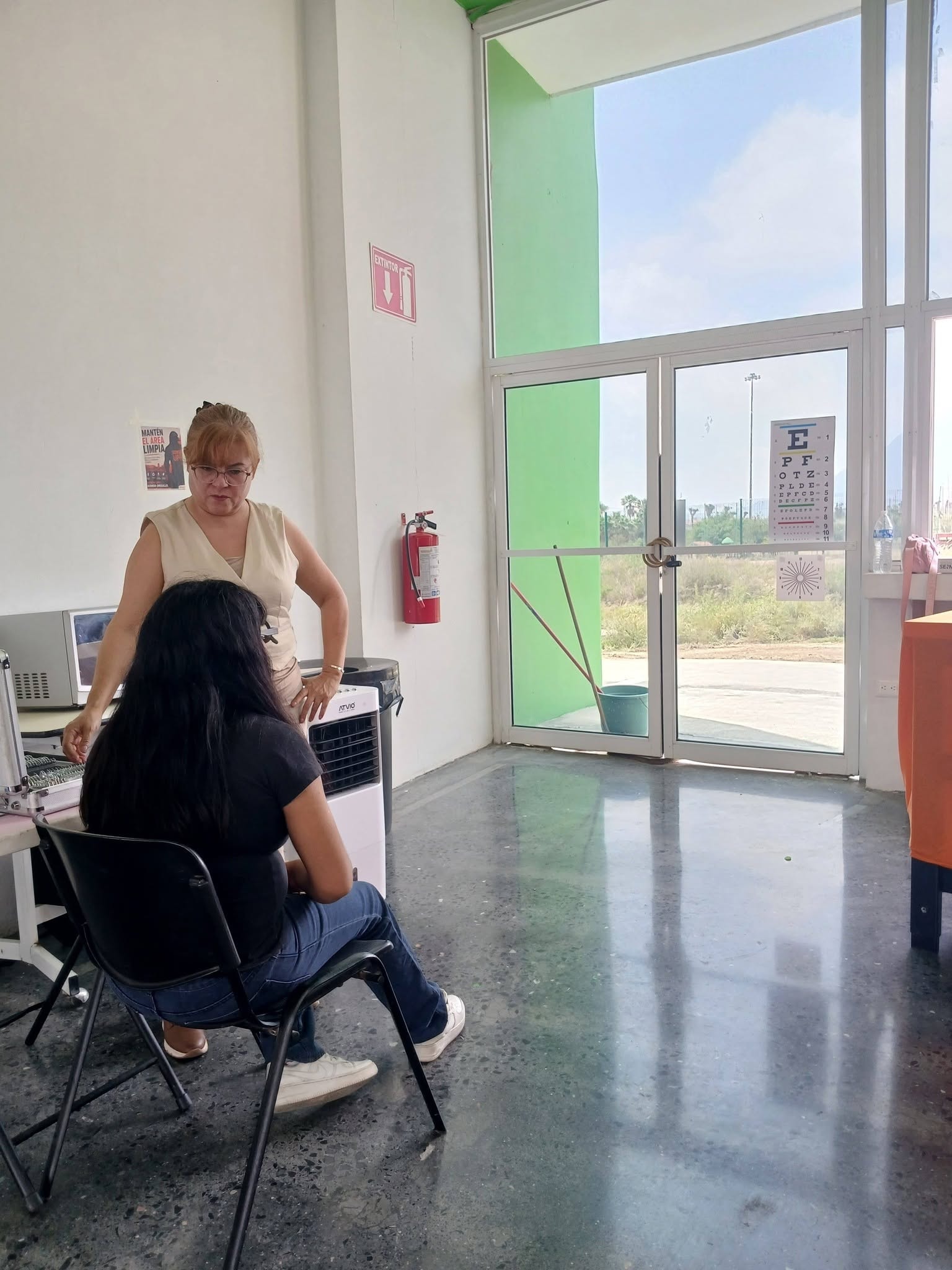 Consulta optométrica en jornada
